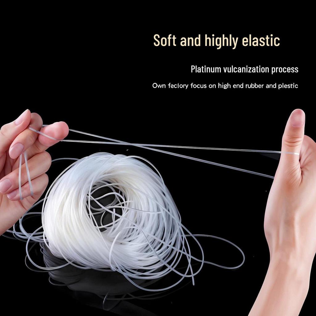 Food Grade Transparent Silicone Capillary Tube [Small Size] 0.5mm–3mm Soft Tube