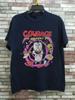 Unisex Shirt Cotton Oversize Large Size Courage The Cowardly Dog Unisex Black T Shirt Full Size S-5XL