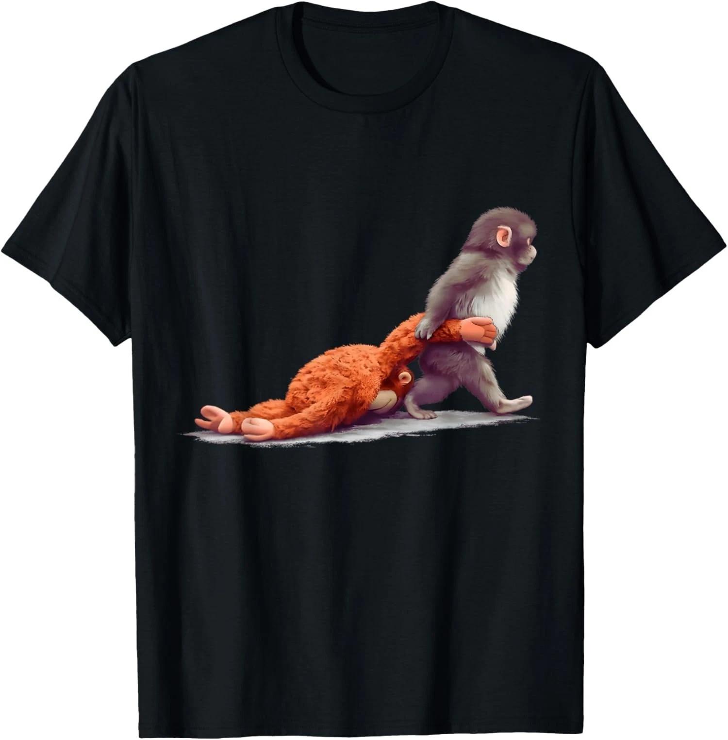 Унисекс футболка с графикой Monkey Punch Baby Little Punch Big Love L