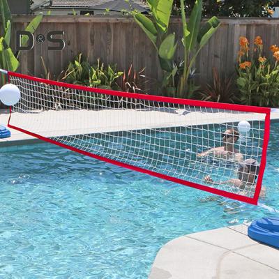 Rete da Pallavolo per Piscina di Ricambio Portatile 15 x 3 piedi Rete da Pallavolo per Gioco in Acqua per Adulti Gioco all'Aperto Cortile Piscina Festa in Spiaggia