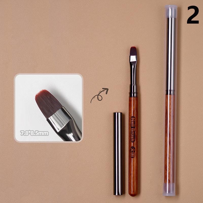 Sandalwood Nail Design Large Art Line Pen Nail Construction Painting Brush Extension Drawing Carving Pen Diy Manicure Tool