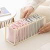 Mesh Storage Box with Divided Compartments for Underwear and Socks