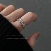 2025 Modern Cold-Style Irregular Metal Open Ring for Index Finger