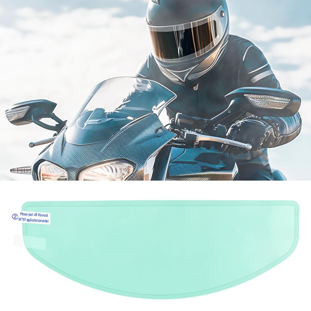 Ygmylandbb Motorcycle Helmet Visor Insert Anti Fog Film Transparent Protective Film Clear Vision Canal Film Universal 1 Pack (Style 2)