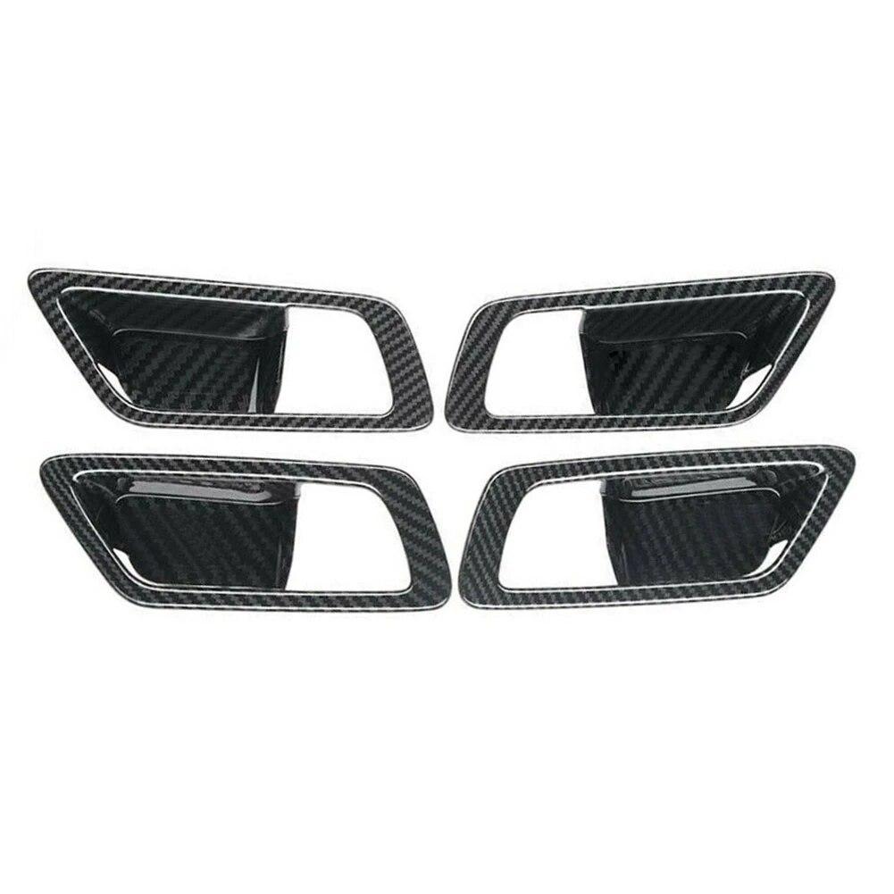 4Pcs Für Toyota CHR C-HR 2016 2017 2018 ABS Carbon Fiber Innen Türgriff Bowl Abdeckung Trim Auto Zubehör