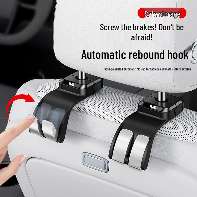 Universal Car Seat Hook for Interior Storage - Compatible with L6/L7/L8/L9 Models