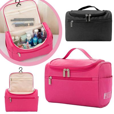 Travel Wash Makeup Bag,Large Capacity Cosmetic Organizer Waterproof Toilet Bag Portable Durable Toiletry Bag for Daily Use