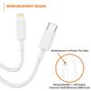 TPE Type-C to Lightning Cable | 30W Fast Charging, 480Mbps Data Transfer Speed | Compatible With iPhone, iPad Air, Pro, Mini, iPad | 1 meter (White)