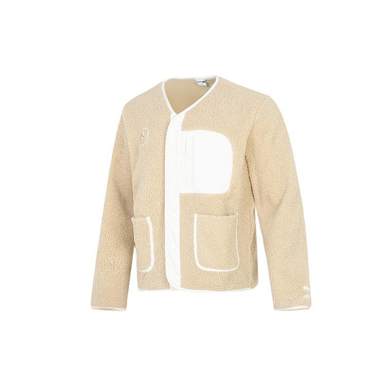 PUMA Das CC Stand Collar Jacket Beige Men s 539915-12 L