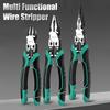 Multifunctional Universal Wire Cutter Needle Nose Plier Heavy Duty Stripping Pliers Electrician Wire Pliers Hardware Tools