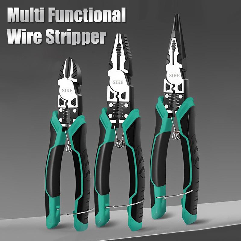 Multifunctional Universal Wire Cutter Needle Nose Plier Heavy Duty Stripping Pliers Electrician Wire Pliers Hardware Tools