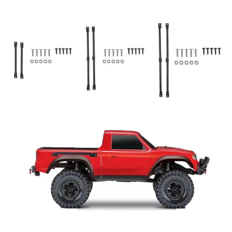 Heavy Duty Iron Pull Rod Links Handle for 1/10 Remote Control Crawlers Car Upgrade Part for Enhanced Durability