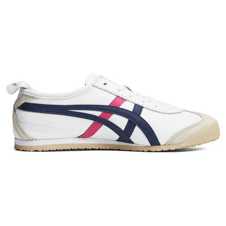 ONITSUKA TIGER Mexico 66 White Navy Pink 2023 Unisex Sneakers 1183C102-102