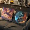 Cartoon Dragon Pillowcase Toon Gift Cushion Cover Bedroom Home Sofa Chair Seat Decor Pillow Case