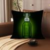 1Pc Grolsch Lager Beer Pillow Case Fashion Square Pillowcase Bedroom Sofa Room Ins Decoration Leisure