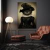 Dark Academia Decor Posters Animal Black Cat Wall Art Gothic Prints  Aesthetic Room Wall Decoration Canvas Painting Modern Decor