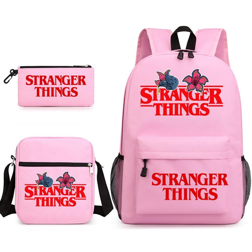 Stranger Things Komiksu apdrukas audekla mugursoma
