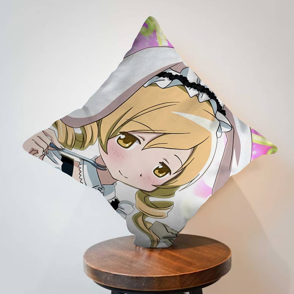 Kawaii Mami Tomoe Pillow Gift Home Office Decoration Pillow Bedroom Sofa Car Cushion CoverPillow Case