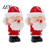 Winter Home Accents 2Pcs Mini Christmas Figurine, Cute Santa Claus Nutcracker Soldier Dolls, DIY Accessories Holiday Gift for Friends Micro Landscape
