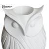 Frosted Texture Pen Holder 3D Printed Owl Holder, 2 in 1 Flower Vase Pencil Desk Organizer, Cute Plastic Makeup Brush Home Office Decor