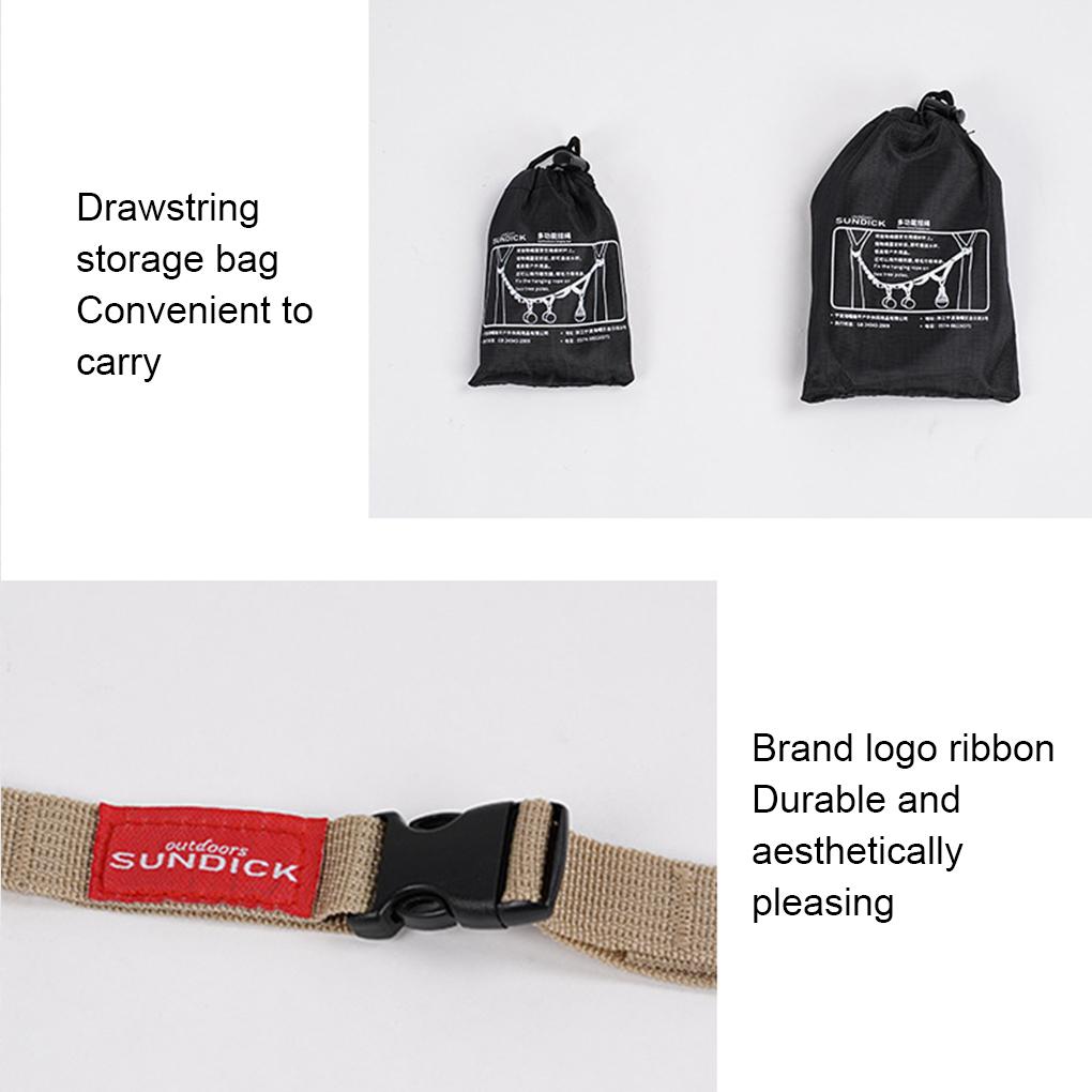 Polyester Travel Camping Lanyard With Lots Of Rings For Hanging Accessories Length Adjustable Hanger