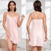 1011 New Herushi Summer Cool Wind V-Neck Short Suspender Sexy Slim Home Dress