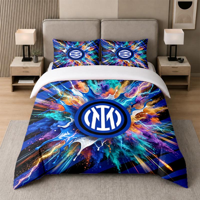 3Pcs Bedding SetBorussia Dortmund Soft Bed Sheet and Two Pillowcases Home Bedroom Decor