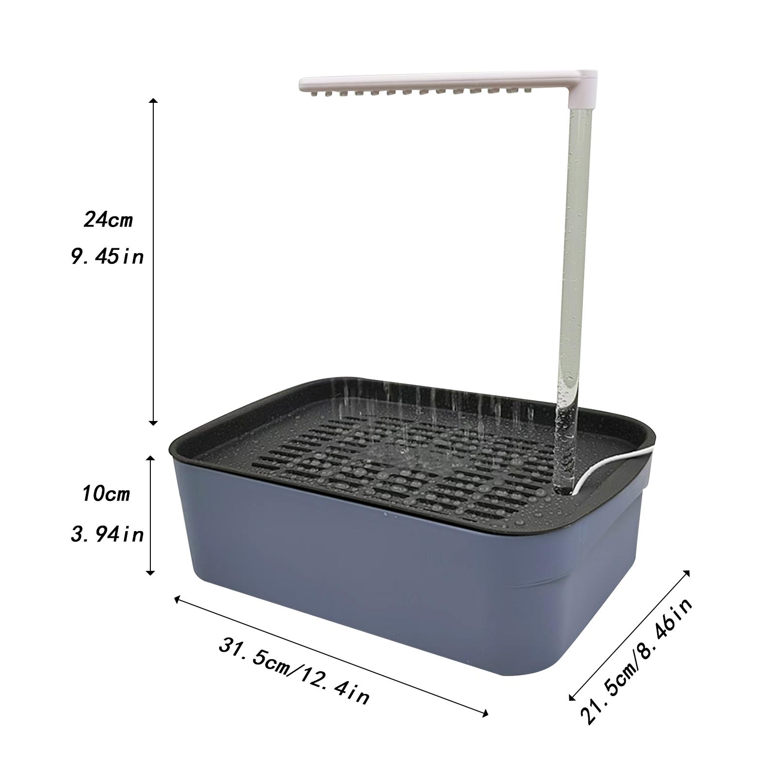 

Аксессуар для ванны для попугая Автоматическая циркуляция воды для корелл, волнистых попугайчиков, купалка для птиц, электрический душевой поддон
