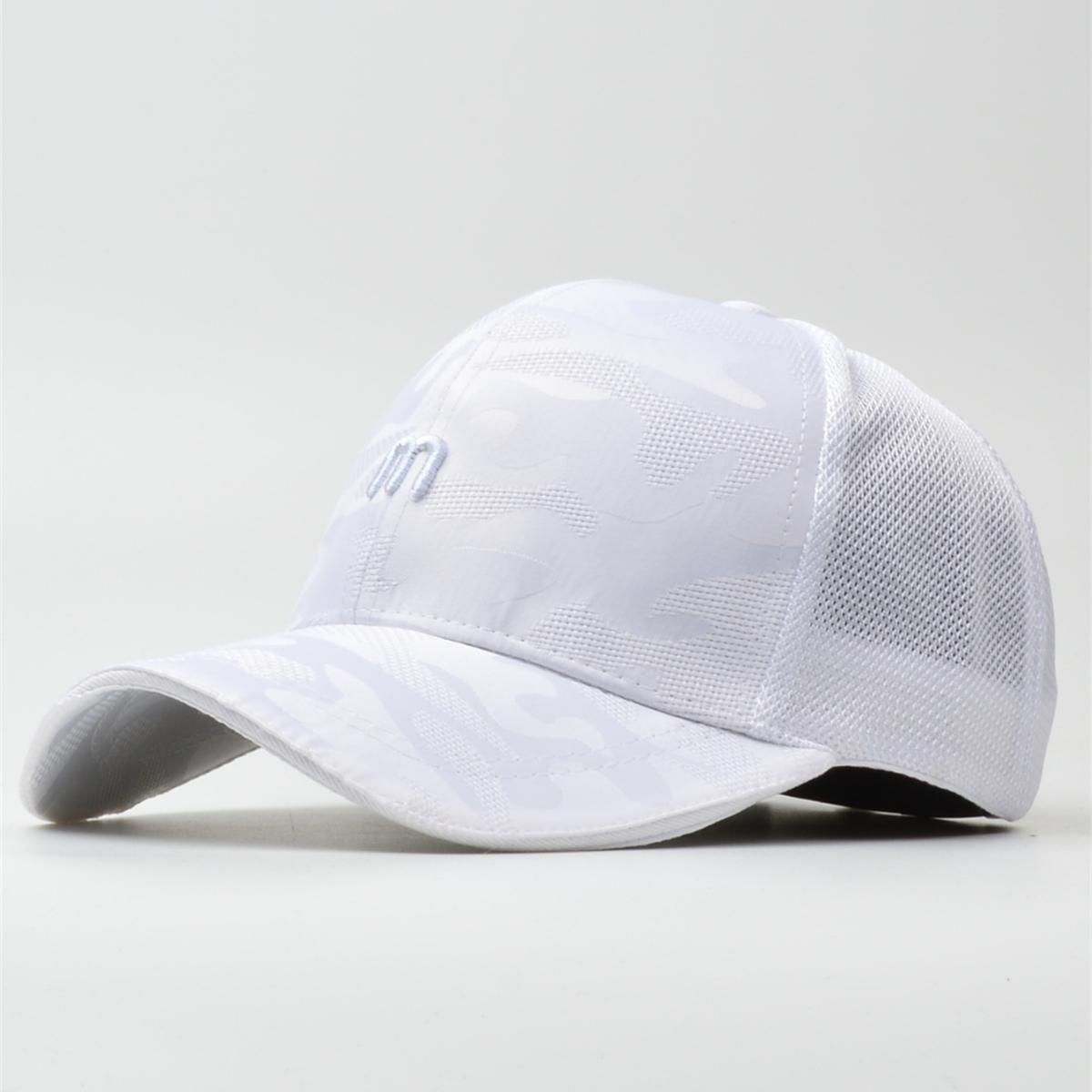 

Northwood Бейсболки з вишивкою M для чоловіків, жінок, літня сітчаста шапка, камуфляж, сонцезахисний крем, дихаюча татова шапка 56-60 білий