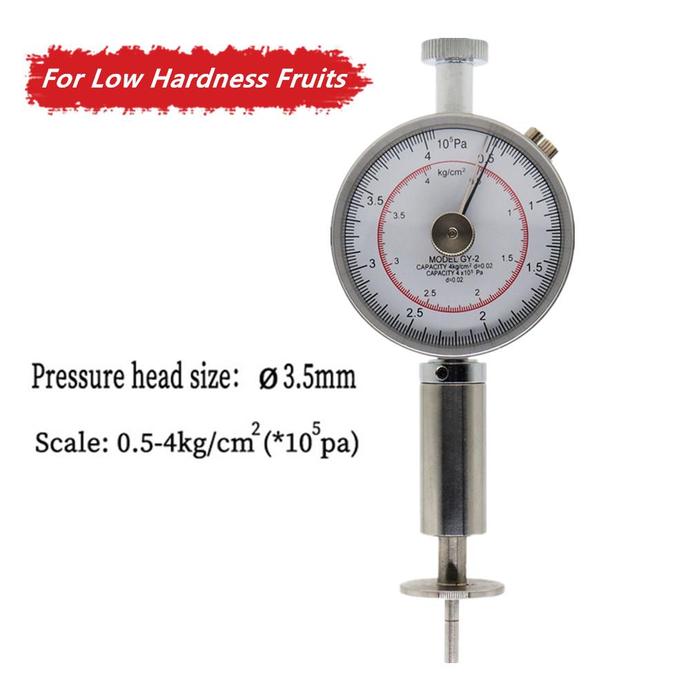 GY-2 Pointer Fruit Hardness Tester Fruit Penetrometer Oranges Apples Pears Grapes GY-3 Fruit Sclerometer Testing
