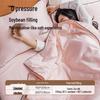 Muji-Style Antibacterial Ice Silk Soybean Fiber Summer Quilt