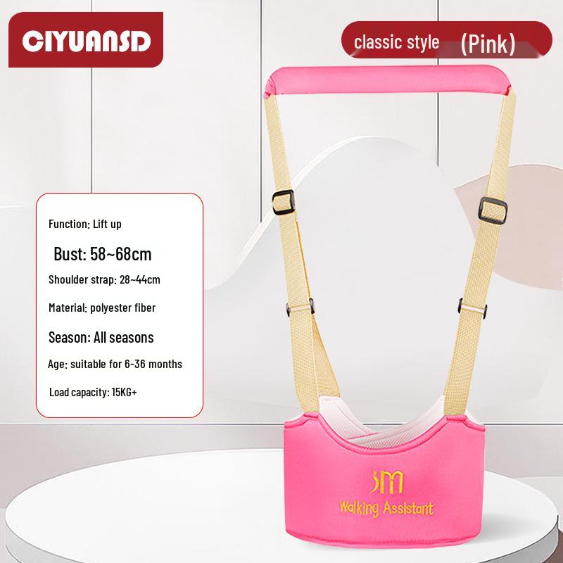 Breathable Baby Walking Belt: Child Safety Anti-Fall Strap & Infant Toddler Learning Harness