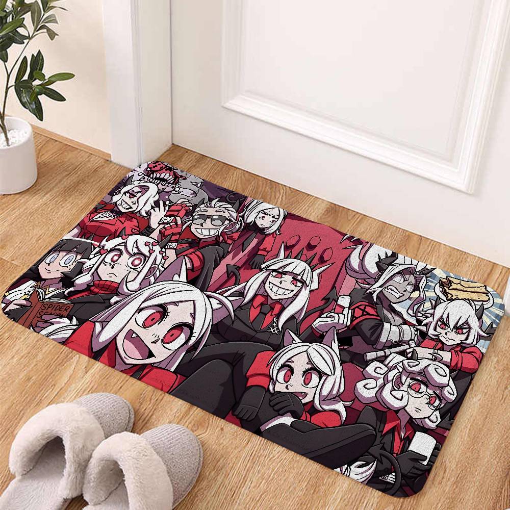 H-Helltaker Anime Floor Mat For Living Room Sofa Floor Cushions Modern Soft Fluffy Home Rug For Children's Bedroom Play Carpet
