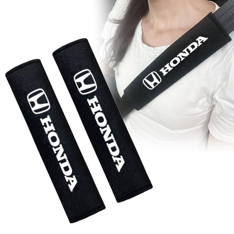 Car Safety Belt Shoulder Cover Pad Plush Seat Belt Shoulder For Honda Civic Accord Crider City CRV HRV Inspire Fit Odyssey Envix