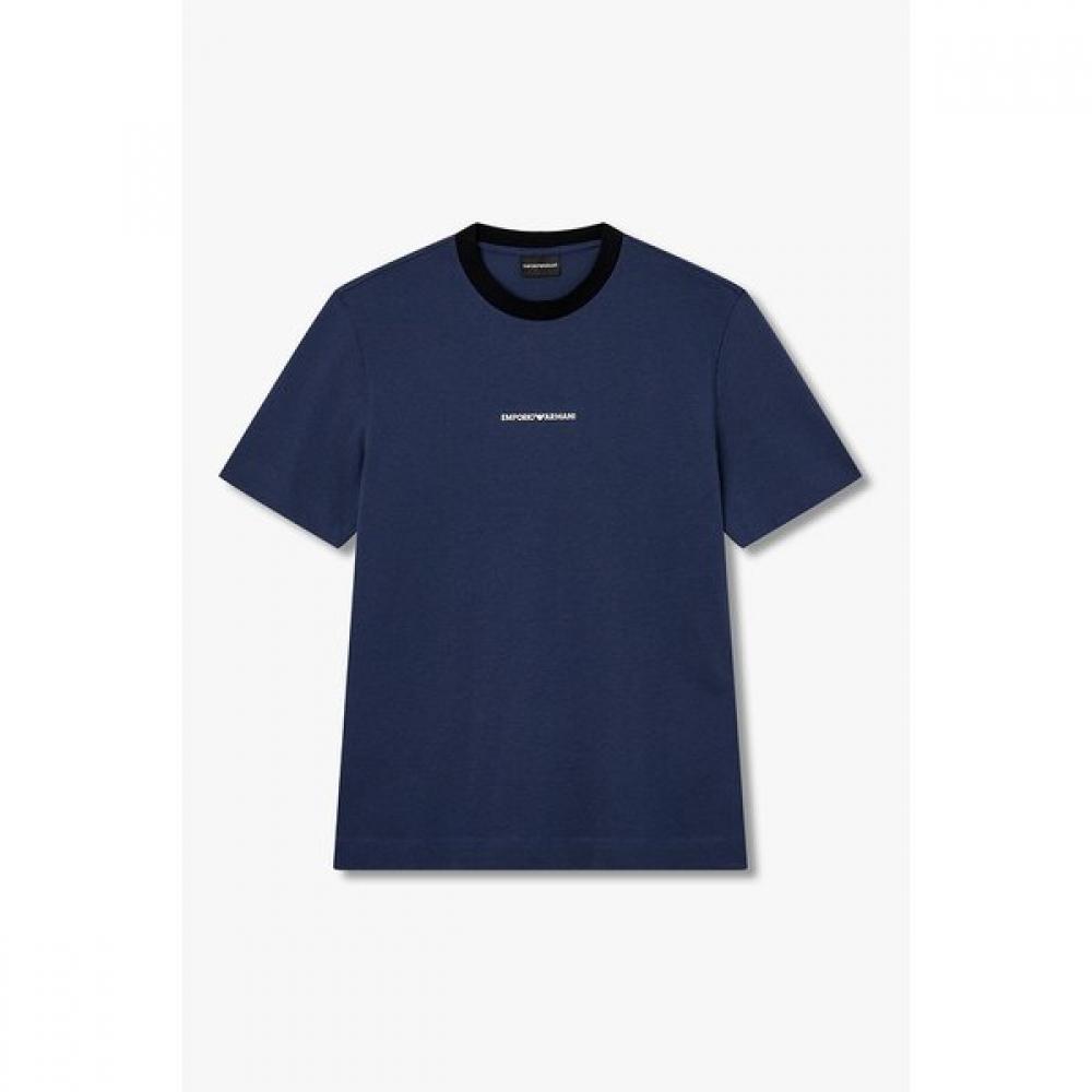 Emporio Armani Men S Color Block Crew Neck Logo T ShirT A516126056 S