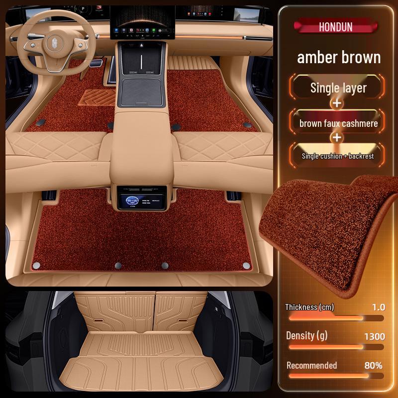 2026 Hongqi S9 TPE Floor Mats: Full Set Interior Carpet for Five Seats