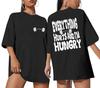 Barbell Mens Cotton TShirt Streetwear Casual Fitness Muscle Black - Men's Summer Cotton Graphic Tee