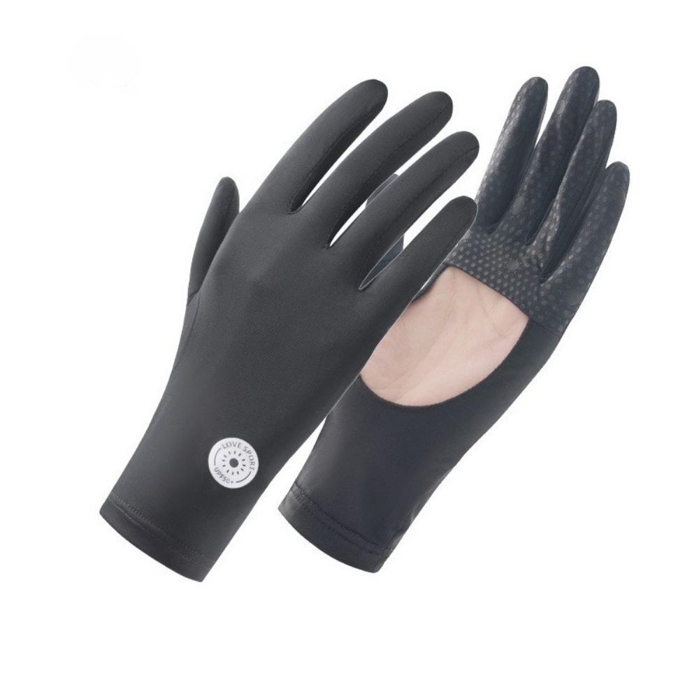 Highly Elastic Sunscreen Gloves Touch Screen Driving Mittens New Flip Finger Gloves Women Men