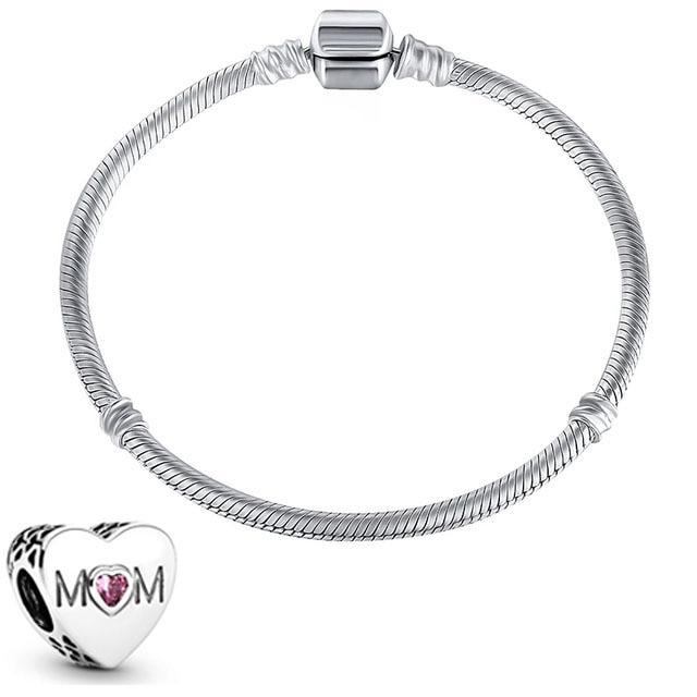 Mc Authentic Vintage Silver Mushroom Dog Heart Embrace Angel Beads Fit Fashion Charms Bracelet For Women New Diy Jewelry