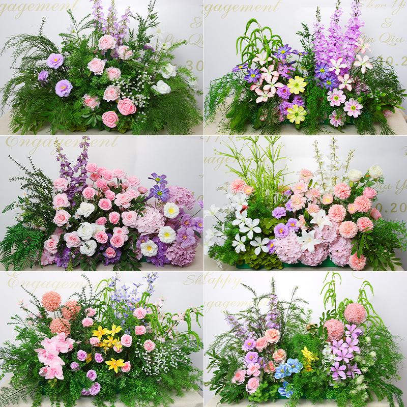 Mori Style Artificial Wedding Aisle Flowers