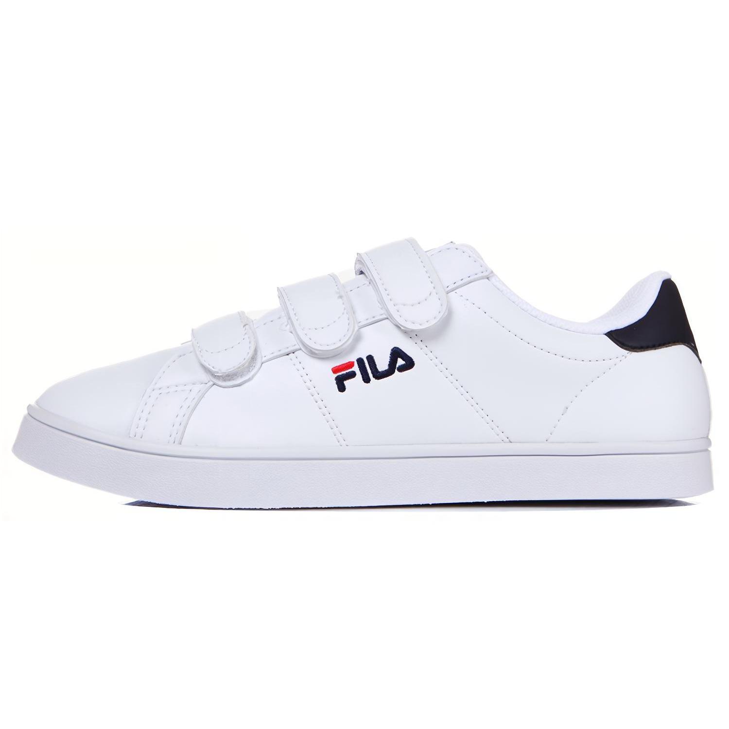 

New FILA Court Deluxe VC Low Top Skateboard Shoes Unisex White Black Korean Style 1TM00623_125 42