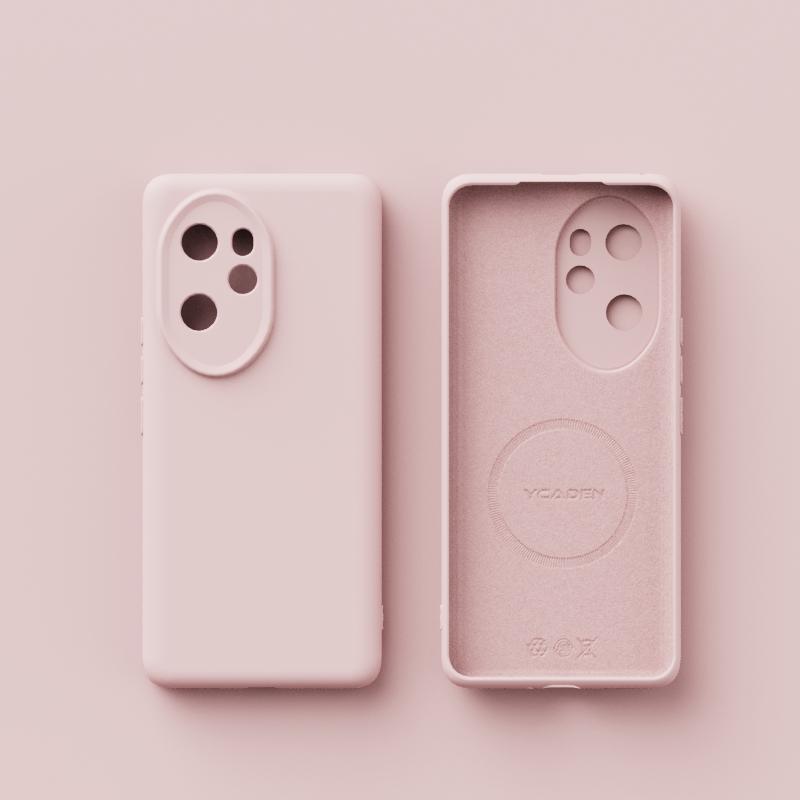 Original Liquid Silicone For Magsafe Case For Huawei Honor 500 300 200 X60 Magic 7 6 5 Pro Magnetic Wireless Charging Soft Cover