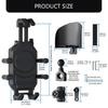 Cycling Phone Holder,Upgraded Motorcycle Phone Mount Bicycles Phone Mount Handlebar Cellphone Clamps