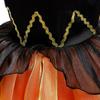Halloween Orange Dress Cosplay Birthday Gown Lace Tutu Princess Dress Floral Embroidery Girls Children Clothing Kids Party For Girl Clothes