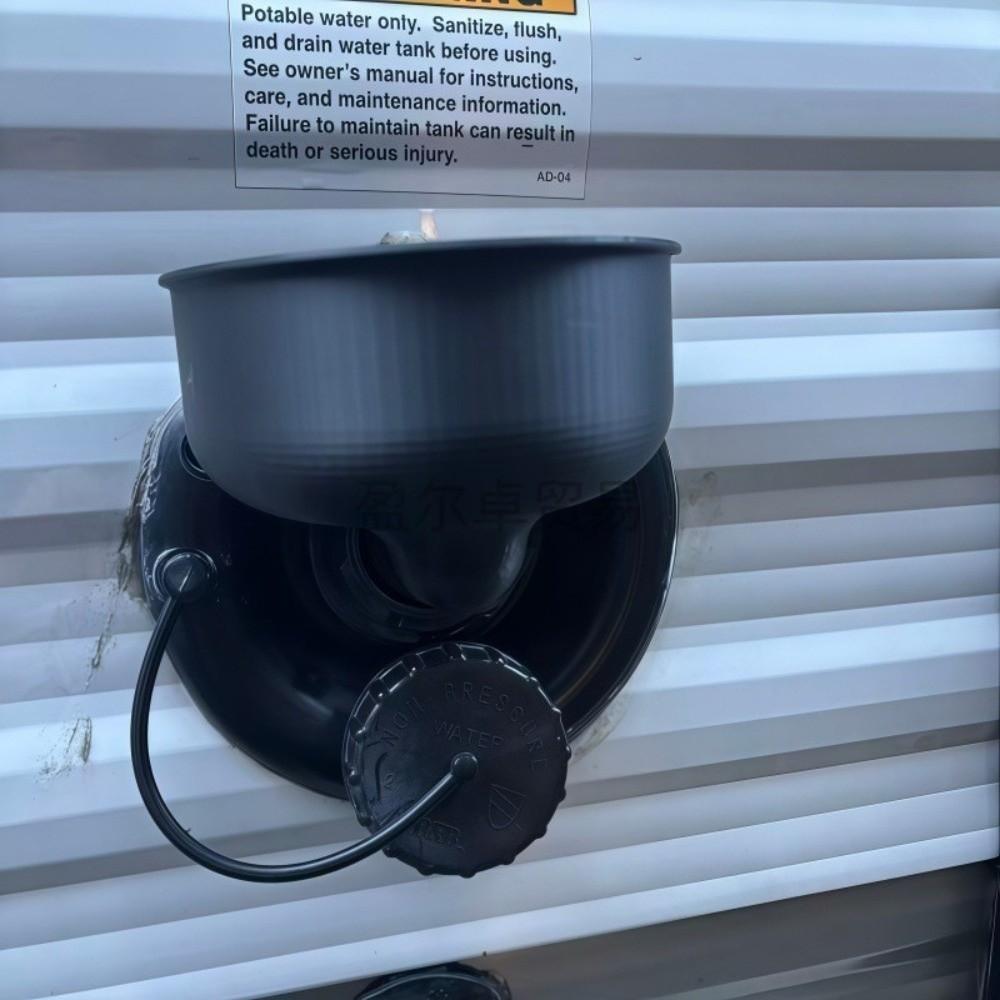 Portable RV Water Inlet Funnel Anti-Spill RV Trailer Funnel Durable RV Water Funnel  RV Accessory