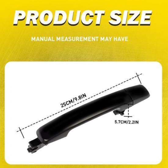 Passt Nissan Frontier Außentürgriff Glatt Schwarz Rechte Seite Vorne