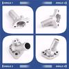 AEE4-2Sets V-Twin Aluminum Thermostat Outlet Cover For Can-Am 800 1000 Outlander Renegade 420262690 420262691