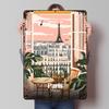 Paris Balcony View Metal Poster Customized Wall Art Retro Vintage Tinplate Signs for Man Cave Home Decorations Room Accessories