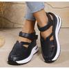 Women's Shoes 2025 Hot Sale Closed Toe Women's Sandals Rome Casual Sandals Women Hollow Platform Wedges Plus Size Shoes Female