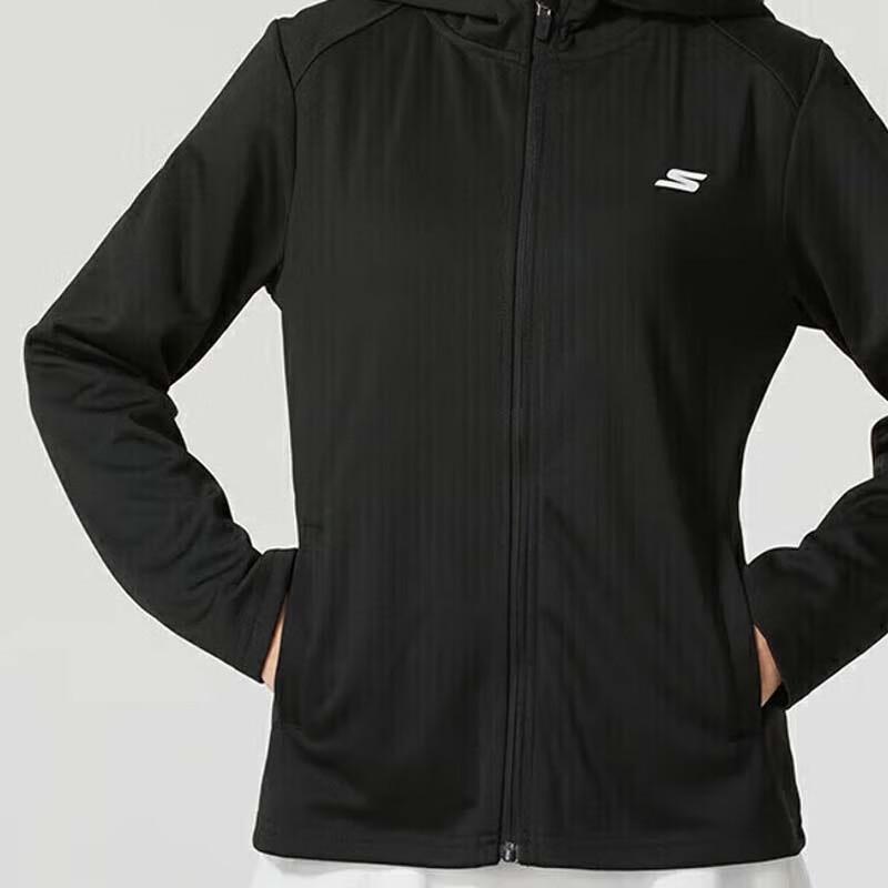Skechers Women's Autumn Sports Knit Hooded Jacket